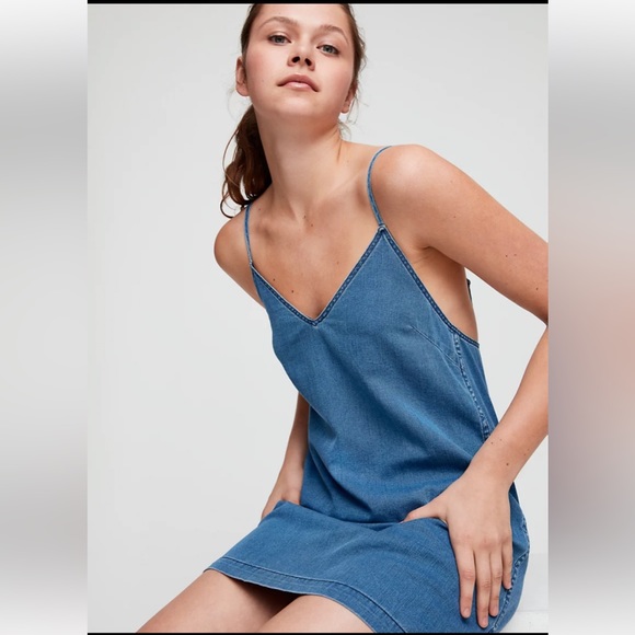 Aritzia Wilfred Free Vivianne Denim Dress - Picture 7 of 10